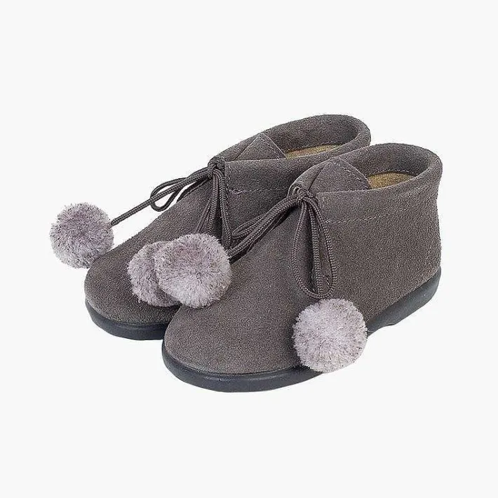 Pisamonas Boots>Booties With Pompoms For Boys And Girls