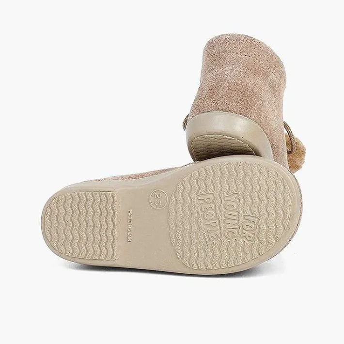 Pisamonas Boots>Booties With Pompoms For Boys And Girls
