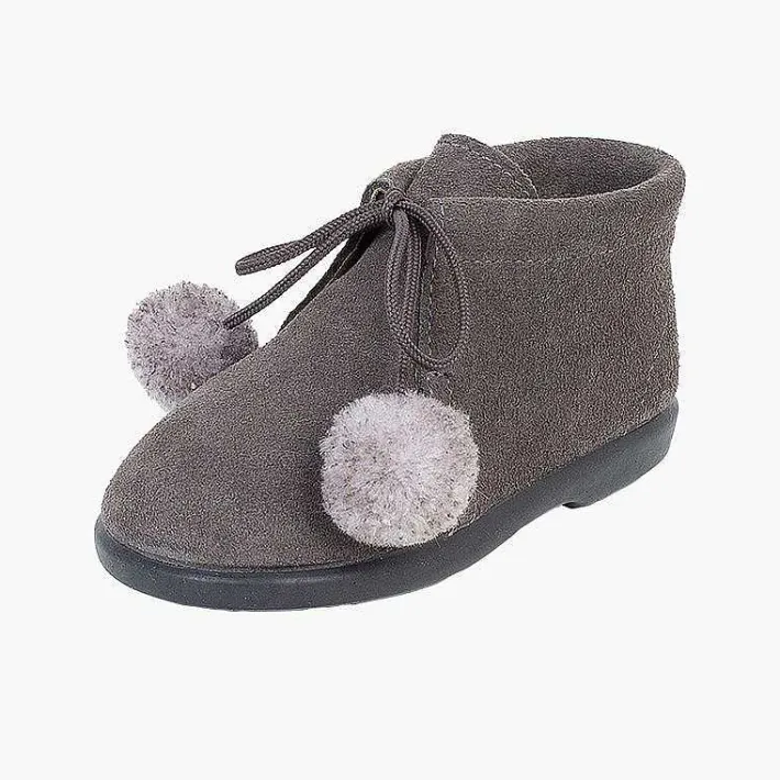 Pisamonas Boots>Booties With Pompoms For Boys And Girls