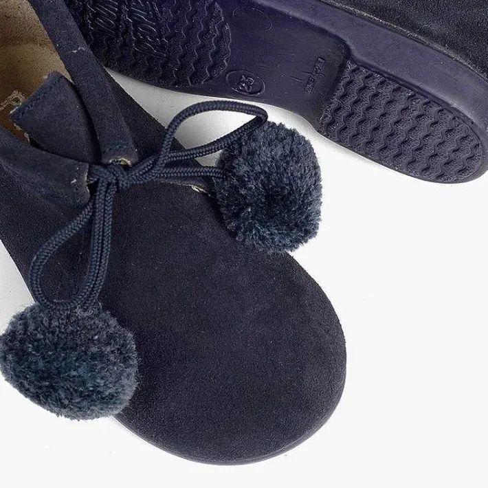 Pisamonas Boots>Booties With Pompoms For Boys And Girls