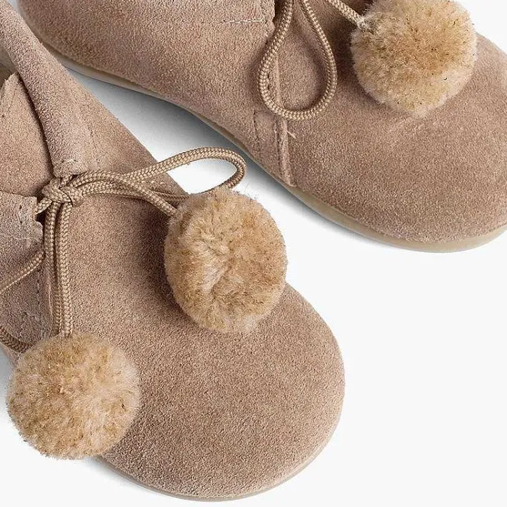 Pisamonas Boots>Booties With Pompoms For Boys And Girls