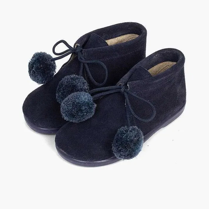 Pisamonas Boots>Booties With Pompoms For Boys And Girls