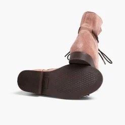Pisamonas Boots>Boots Split Leather Waxed Laces