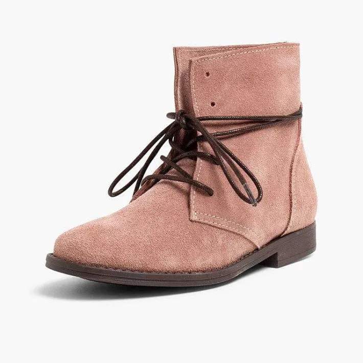 Pisamonas Boots>Boots Split Leather Waxed Laces