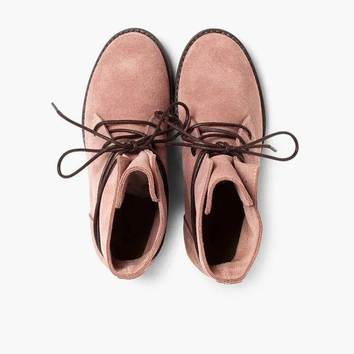 Pisamonas Boots>Boots Split Leather Waxed Laces