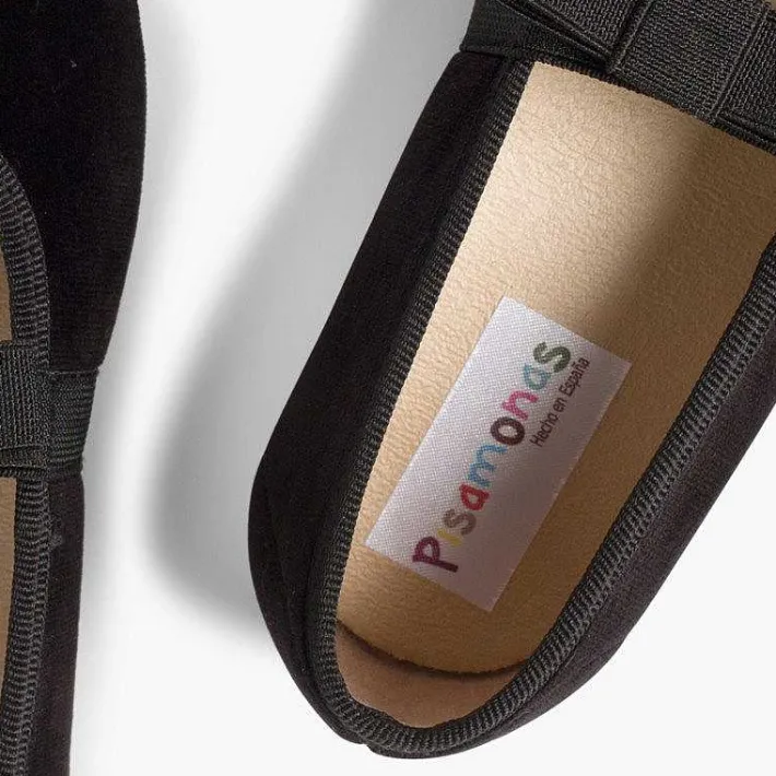 Pisamonas Ballet Pumps And Flats>Bow-Shaped Elastic Velvet Ballerinas