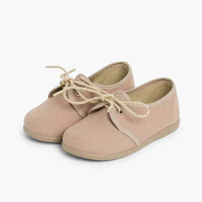 Pisamonas Brogues And Bluchers>Boys Canvas Blucher Shoe