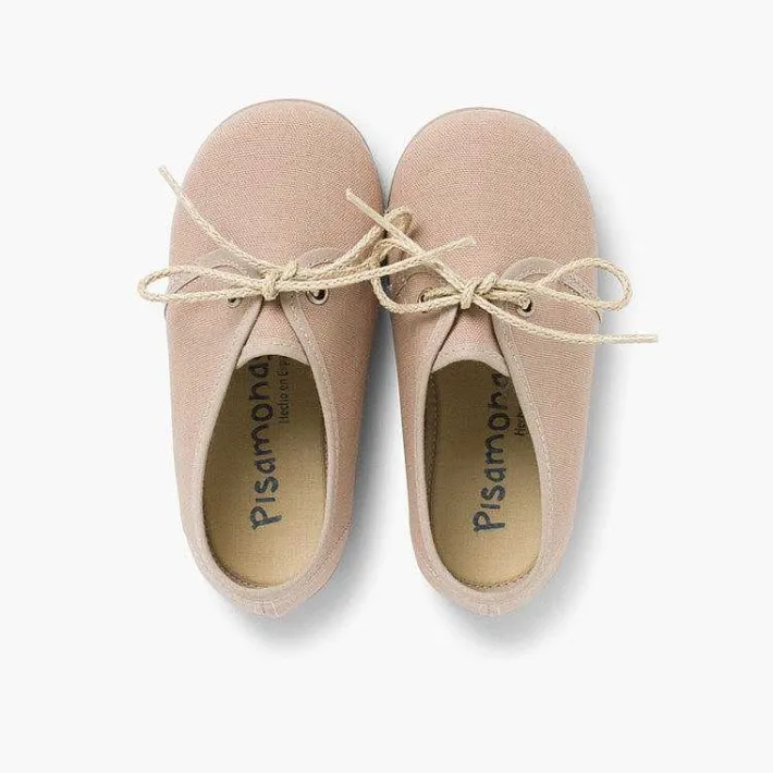 Pisamonas Brogues And Bluchers>Boys Canvas Blucher Shoe