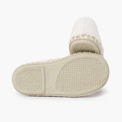 Pisamonas Communion Shoes>Boy'S Canvas Blucher With Two-Tone Jute Sole
