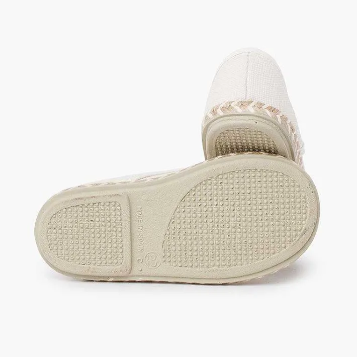Pisamonas Communion Shoes>Boy'S Canvas Blucher With Two-Tone Jute Sole