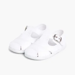 Pisamonas T-Bar Shoes>Boys Canvas T-Bar Sandals