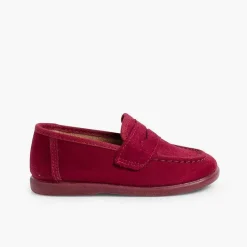 Pisamonas Moccasins And Loafers>Boys Faux Suede Mask Loafers