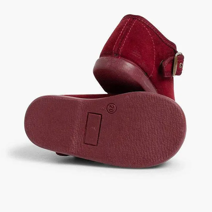 Pisamonas T-Bar Shoes>Boys Faux Suede T-Bar Shoes