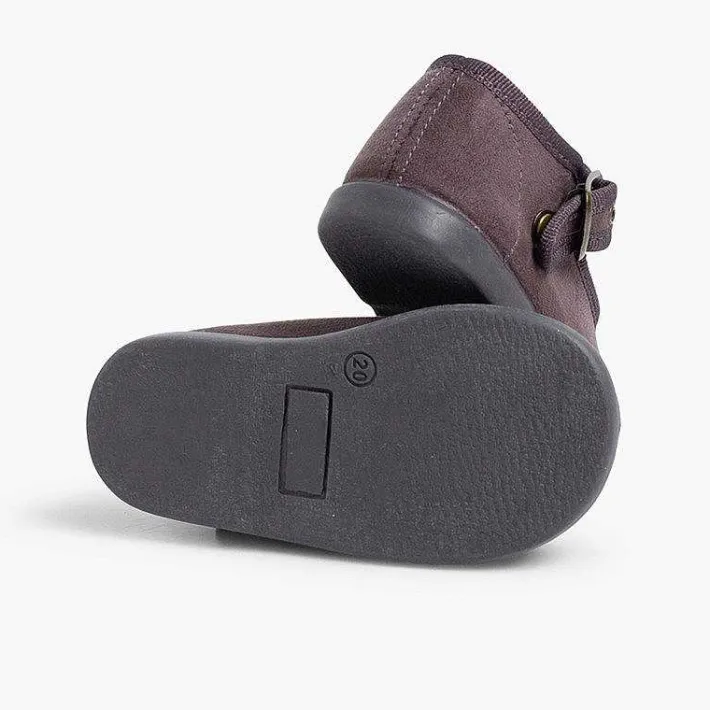 Pisamonas T-Bar Shoes>Boys Faux Suede T-Bar Shoes