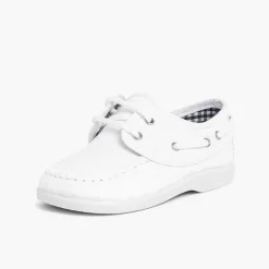Pisamonas Boat Shoes>Boys Lace-Up Canvas Boat Shoes