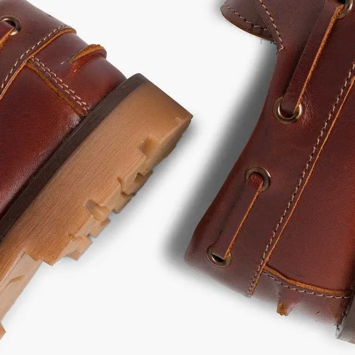 Pisamonas School Shoes>Boys Lace-Up Deck Shoes