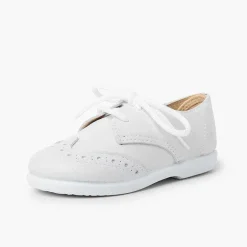 Pisamonas Brogues And Bluchers>Boys Leather Brogue Bluchers