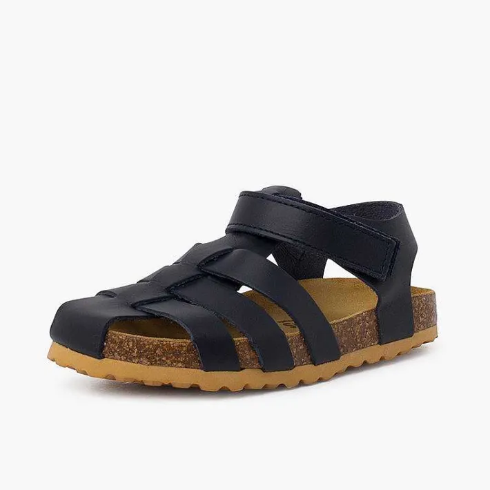 Pisamonas Sandals>Boy'S Leather Crab Sandals With Bio Sole
