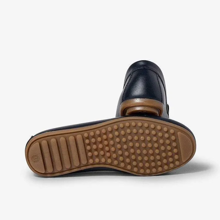Pisamonas Moccasins And Loafers>Boys Leather Mask Slip-On Loafers