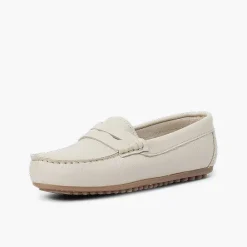 Pisamonas Moccasins And Loafers>Boys´ Leather Moccasins With Detail Mask