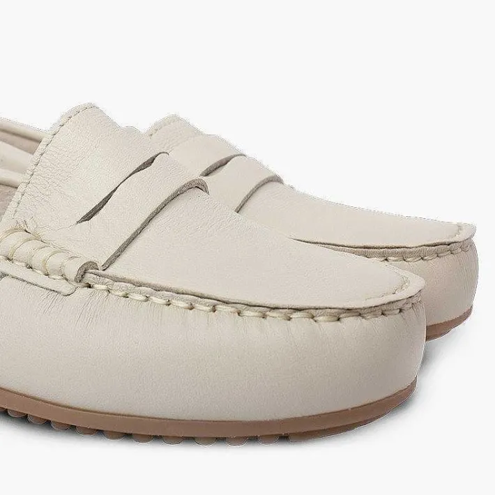 Pisamonas Moccasins And Loafers>Boys´ Leather Moccasins With Detail Mask