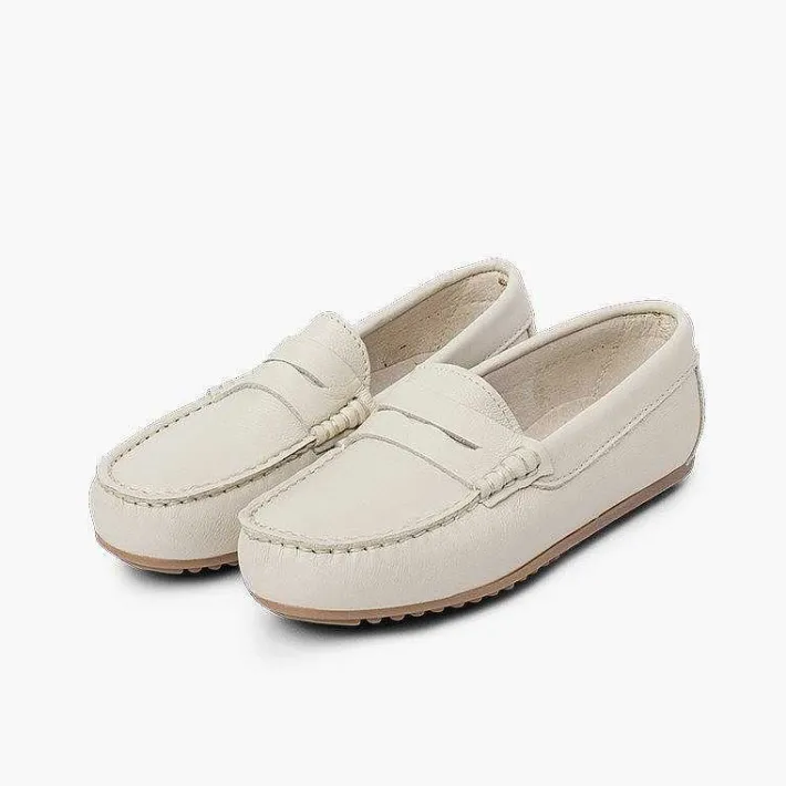 Pisamonas Moccasins And Loafers>Boys´ Leather Moccasins With Detail Mask