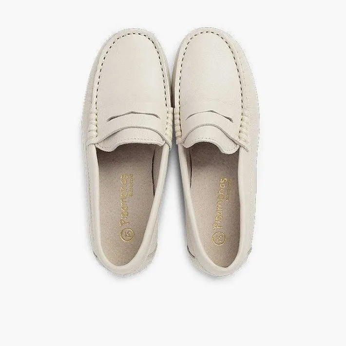 Pisamonas Moccasins And Loafers>Boys´ Leather Moccasins With Detail Mask