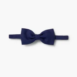 Pisamonas Belts And Braces>Boys Linen Bow Tie