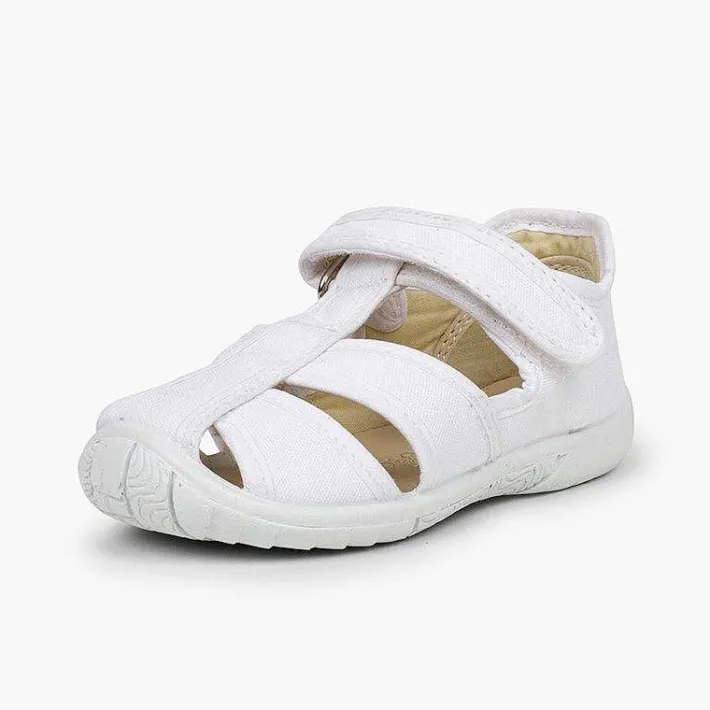 Pisamonas Sandals>Boys' Loop Fasteners T-Bar Sandals With Reinforced Toe