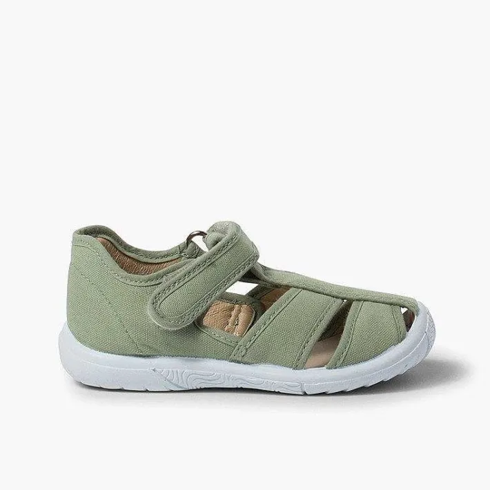 Pisamonas Sandals>Boys' Loop Fasteners T-Bar Sandals With Reinforced Toe