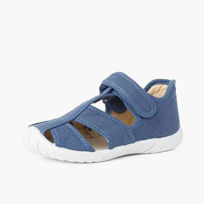Pisamonas Sandals>Boys' Loop Fasteners T-Bar Sandals With Reinforced Toe