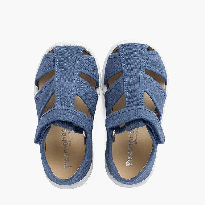 Pisamonas Sandals>Boys' Loop Fasteners T-Bar Sandals With Reinforced Toe