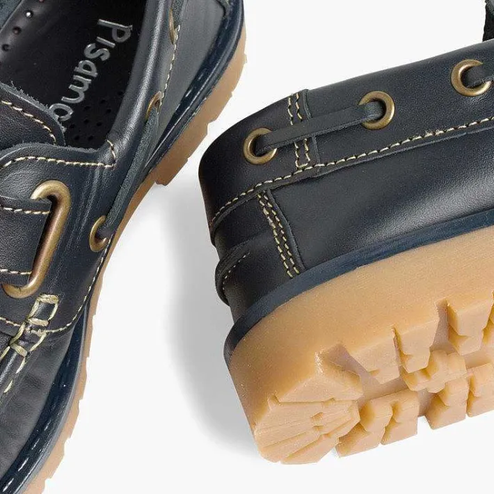 Pisamonas School Shoes>Boys Riptape Deck Shoes