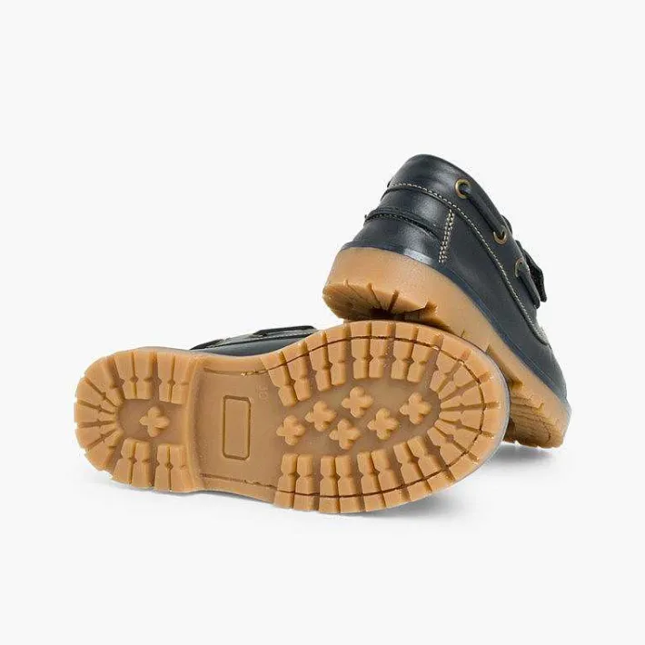Pisamonas School Shoes>Boys Riptape Deck Shoes