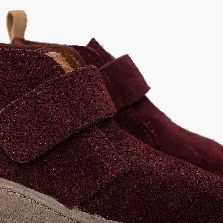 Pisamonas Boots>Boys Suede Boots Sport Sole With Adherent Strap