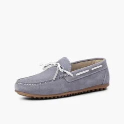 Pisamonas Moccasins And Loafers>Boys Suede Bow Ceremony Moccasins