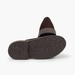 Pisamonas Brogues And Bluchers>Boys Suede Brogue Bluchers
