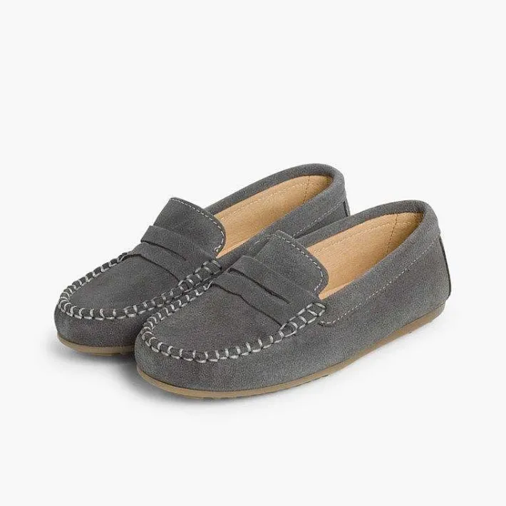 Pisamonas Moccasins And Loafers>Boys Suede Mask Loafers