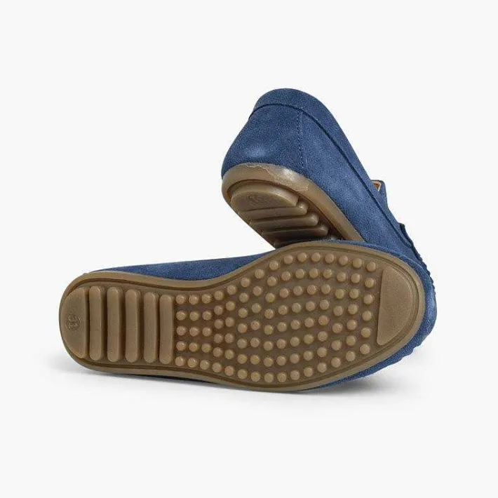 Pisamonas Moccasins And Loafers>Boys Suede Mask Loafers
