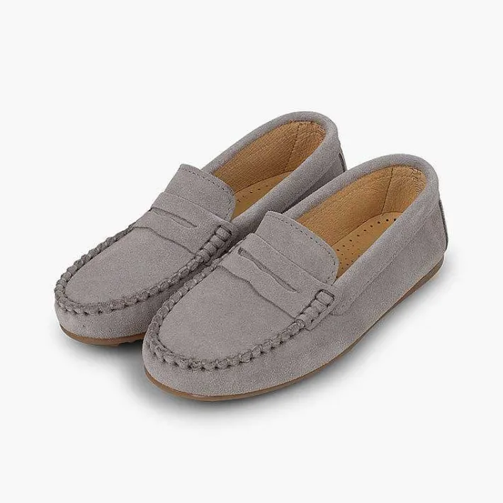 Pisamonas Moccasins And Loafers>Boys Suede Mask Loafers