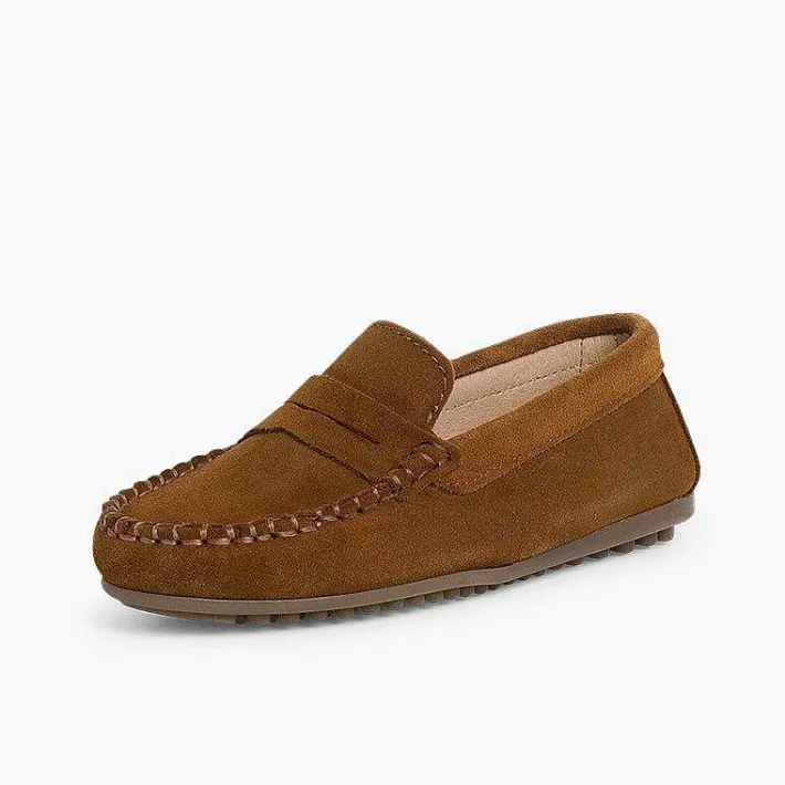 Pisamonas Moccasins And Loafers>Boys Suede Mask Loafers