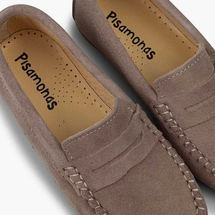 Pisamonas Moccasins And Loafers>Boys Suede Mask Loafers