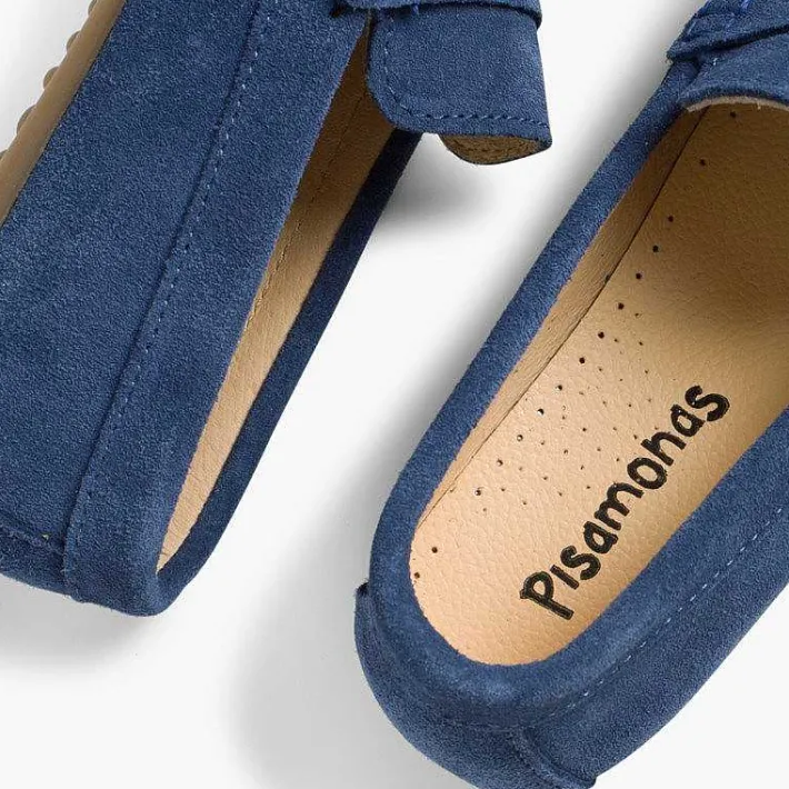 Pisamonas Moccasins And Loafers>Boys Suede Mask Loafers