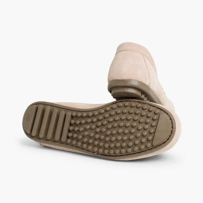 Pisamonas Moccasins And Loafers>Boys Suede Tassel Moccasins