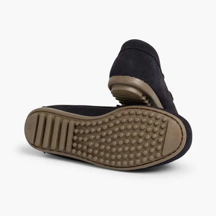 Pisamonas Moccasins And Loafers>Boys Suede Tassel Moccasins