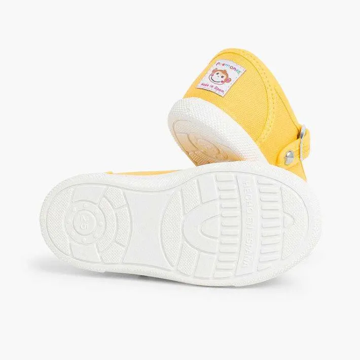 Pisamonas T-Bar Shoes>Boys T-Bar Canvas Shoes Rubber Toe