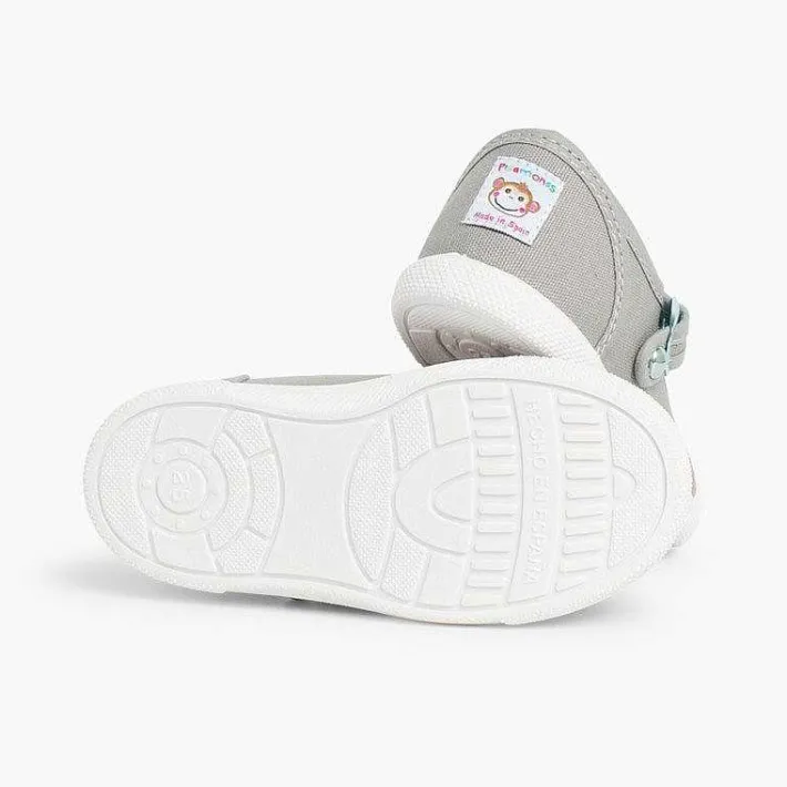 Pisamonas T-Bar Shoes>Boys T-Bar Canvas Shoes Rubber Toe