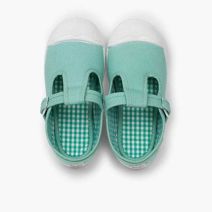 Pisamonas T-Bar Shoes>Boys T-Bar Canvas Shoes Rubber Toe