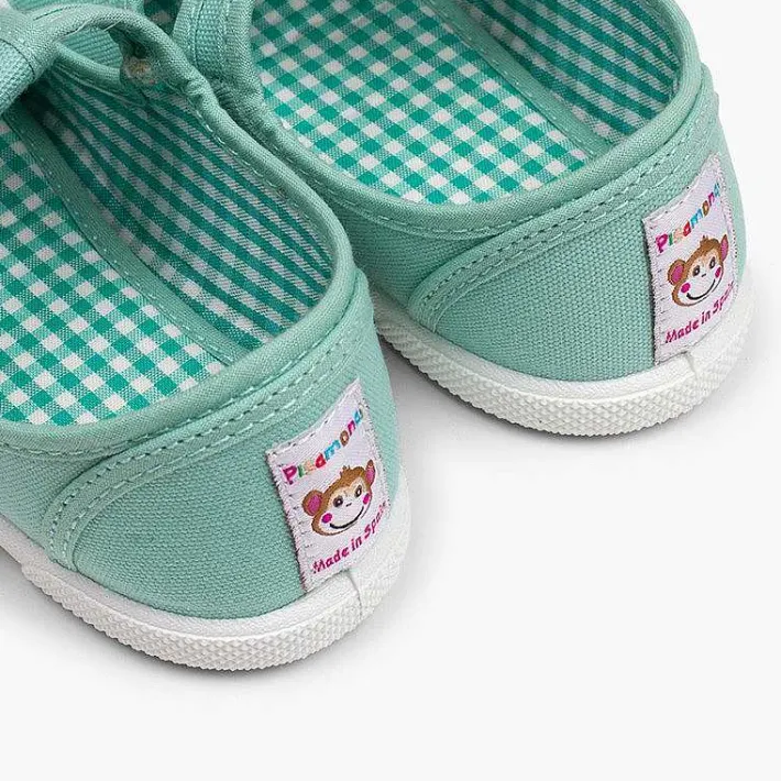 Pisamonas T-Bar Shoes>Boys T-Bar Canvas Shoes Rubber Toe
