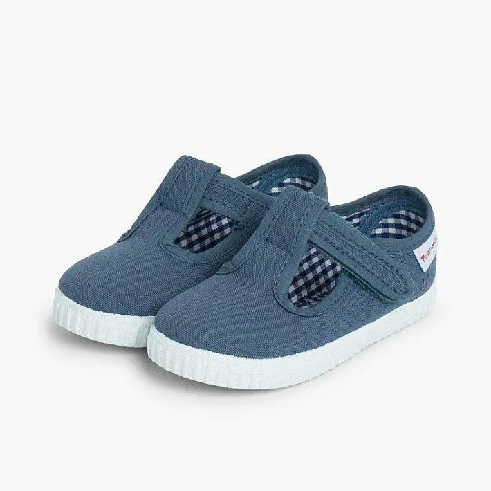 Pisamonas Trainers>Boys T-Bar Loop Fasteners Shoes